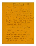 Hunter S. Thompson Autograph Letter Signed -- ''...it seems obvious to me now that you should enter the priesthood...''